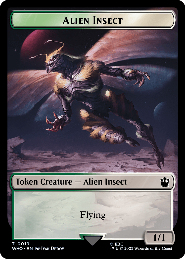Alien Insect  [Doctor Who Tokens]