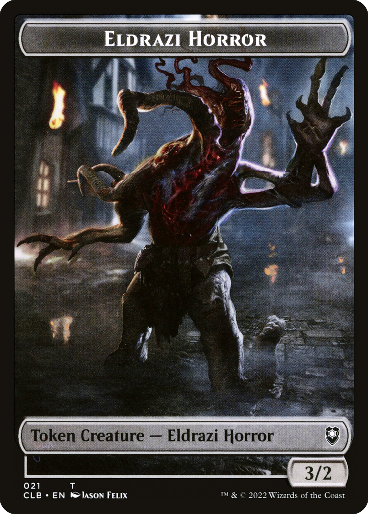 Eldrazi Horror  [Battle for Baldur's Gate Tokens]