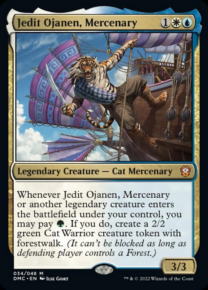 Jedit Ojanen, Mercenary [Dominaria United Commander] Foil