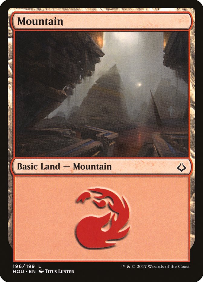 Mountain (196) [Hour of Devastation] Foil