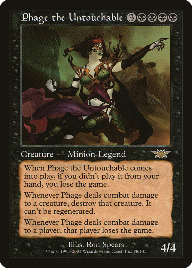 Phage the Untouchable [Legions] Foil