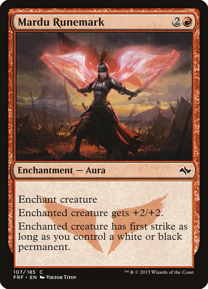 Mardu Runemark [Fate Reforged] Foil