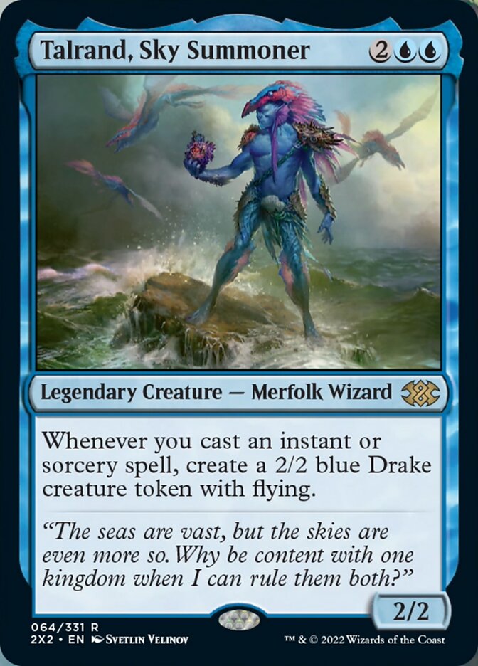 Talrand, Sky Summoner [Double Masters 2022] Foil