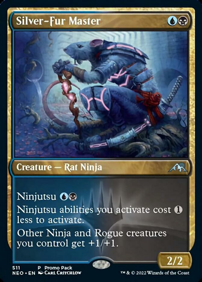 Silver-Fur Master (Promo Pack) [Kamigawa: Neon Dynasty Promos] Foil