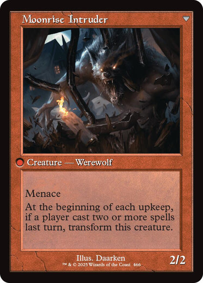 Village Messenger // Moonrise Intruder (Retro Frame) [Innistrad Remastered] Foil