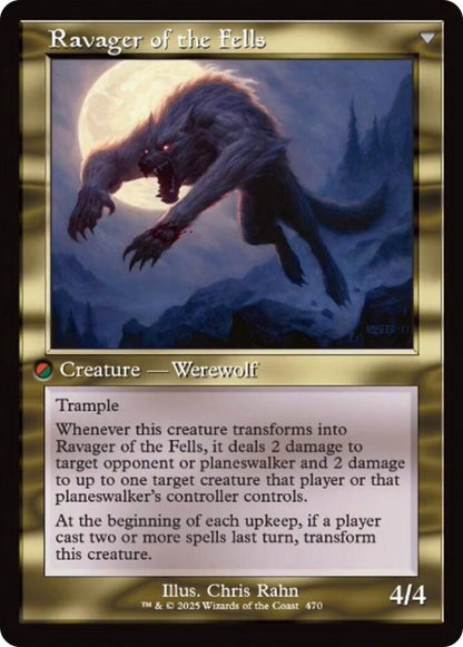 Huntmaster of the Fells // Ravager of the Fells (Retro Frame) [Innistrad Remastered] Foil