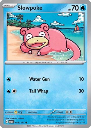 Slowpoke (018/131) [Scarlet & Violet: Prismatic Evolutions] Reverse Holofoil