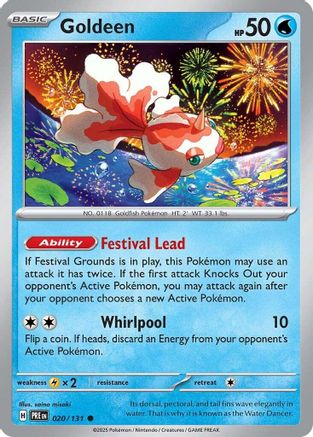 Goldeen (020/131) [Scarlet & Violet: Prismatic Evolutions] Reverse Holofoil