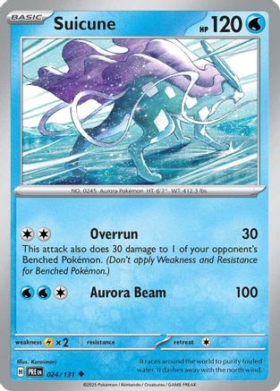 Suicune (024/131) [Scarlet & Violet: Prismatic Evolutions] Reverse Holofoil
