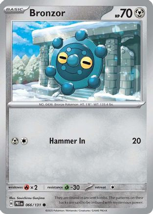 Bronzor (066/131) [Scarlet & Violet: Prismatic Evolutions] Reverse Holofoil