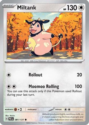 Miltank (081/131) [Scarlet & Violet: Prismatic Evolutions] Reverse Holofoil
