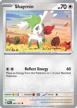 Shaymin (087/131) [Scarlet & Violet: Prismatic Evolutions] Reverse Holofoil