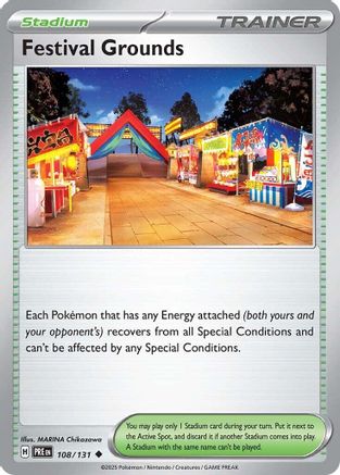 Festival Grounds (108/131) [Scarlet & Violet: Prismatic Evolutions] Reverse Holofoil