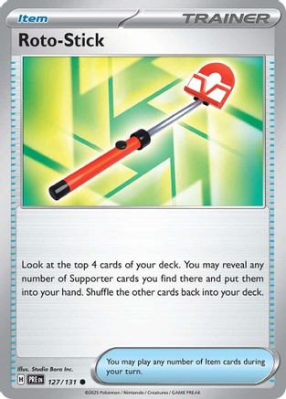 Roto-Stick (127/131) [Scarlet & Violet: Prismatic Evolutions] Reverse Holofoil