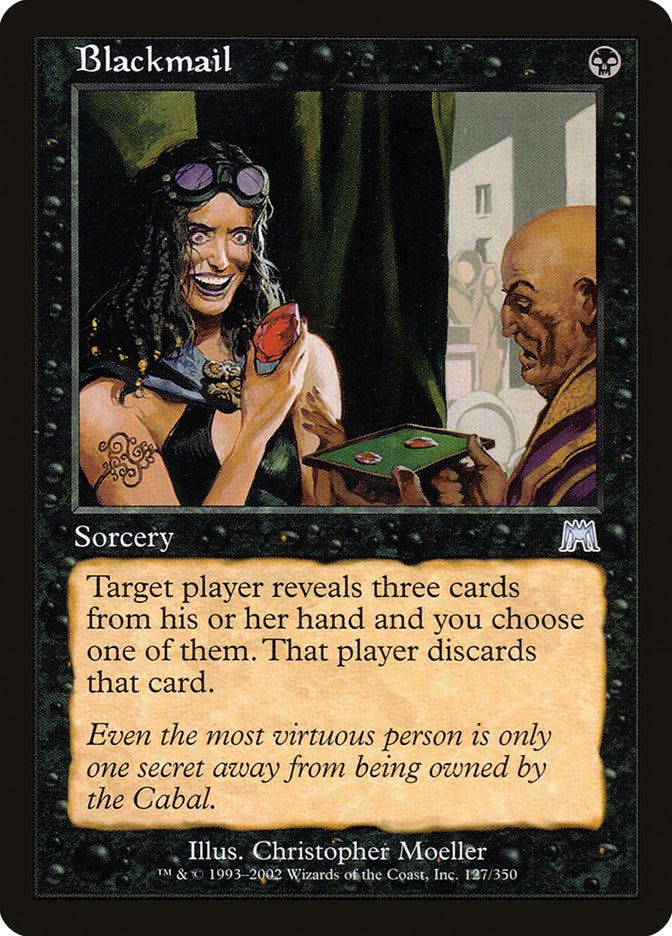 Blackmail [Onslaught] Foil