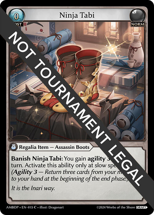 Ninja Tabi (015) [Mortal Ambition Draft Pack]