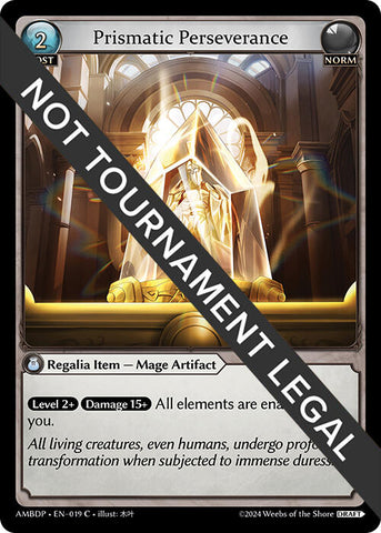 Prismatic Perseverance (019) [Mortal Ambition Draft Pack]