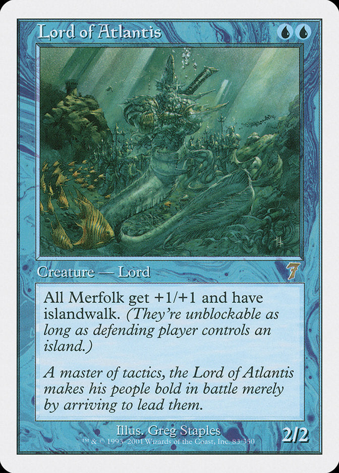 Lord of Atlantis [Seventh Edition] Foil