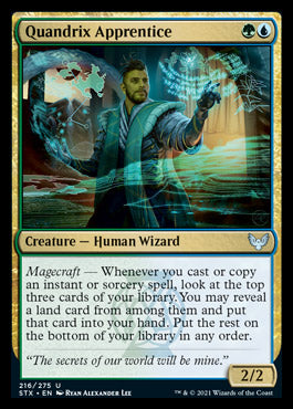 Quandrix Apprentice [Strixhaven: School of Mages] Foil