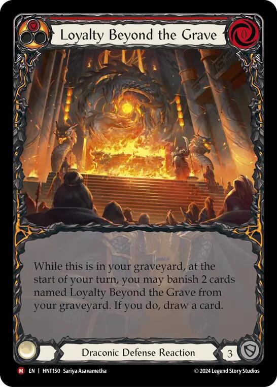 Loyalty Beyond the Grave (Extended Art) [HNT150] (The Hunted)  Rainbow Foil