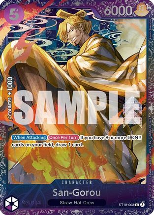 San-Gorou (Treasure Cup 2025) (ST18-003) - [One Piece Promotion Cards] Foil
