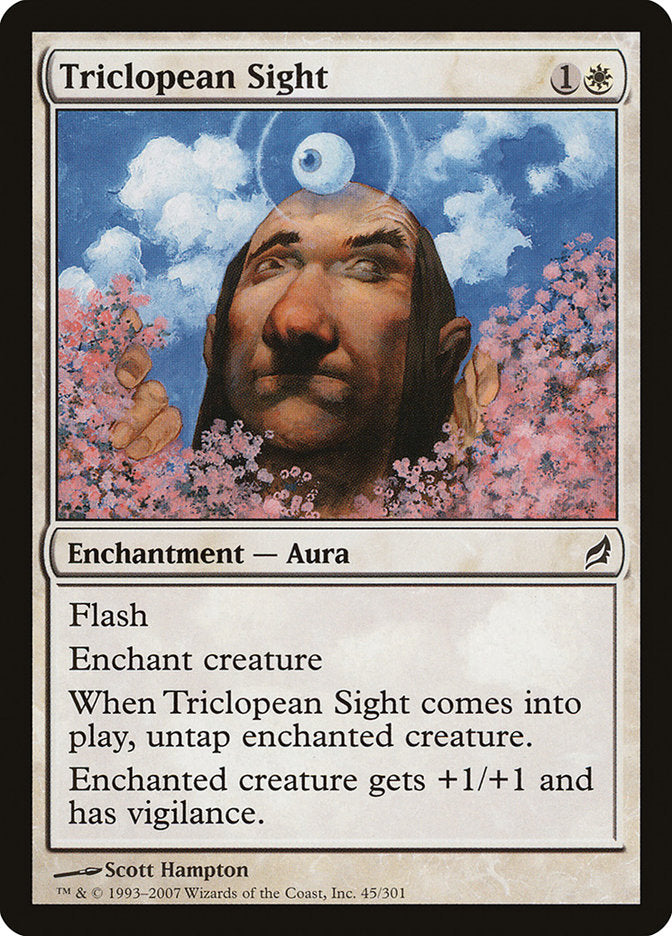 Triclopean Sight [Lorwyn] Foil