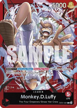 Monkey.D.Luffy (001) (ST21-001) - [Starter Deck EX: Gear 5]