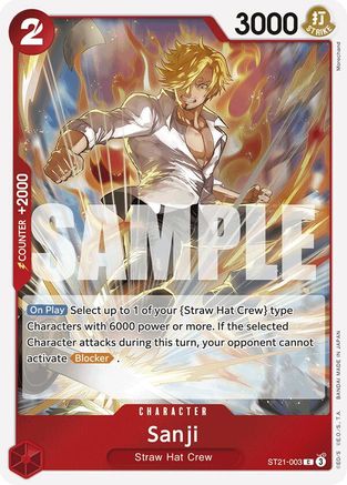 Sanji (ST21-003) - [Starter Deck EX: Gear 5] Foil