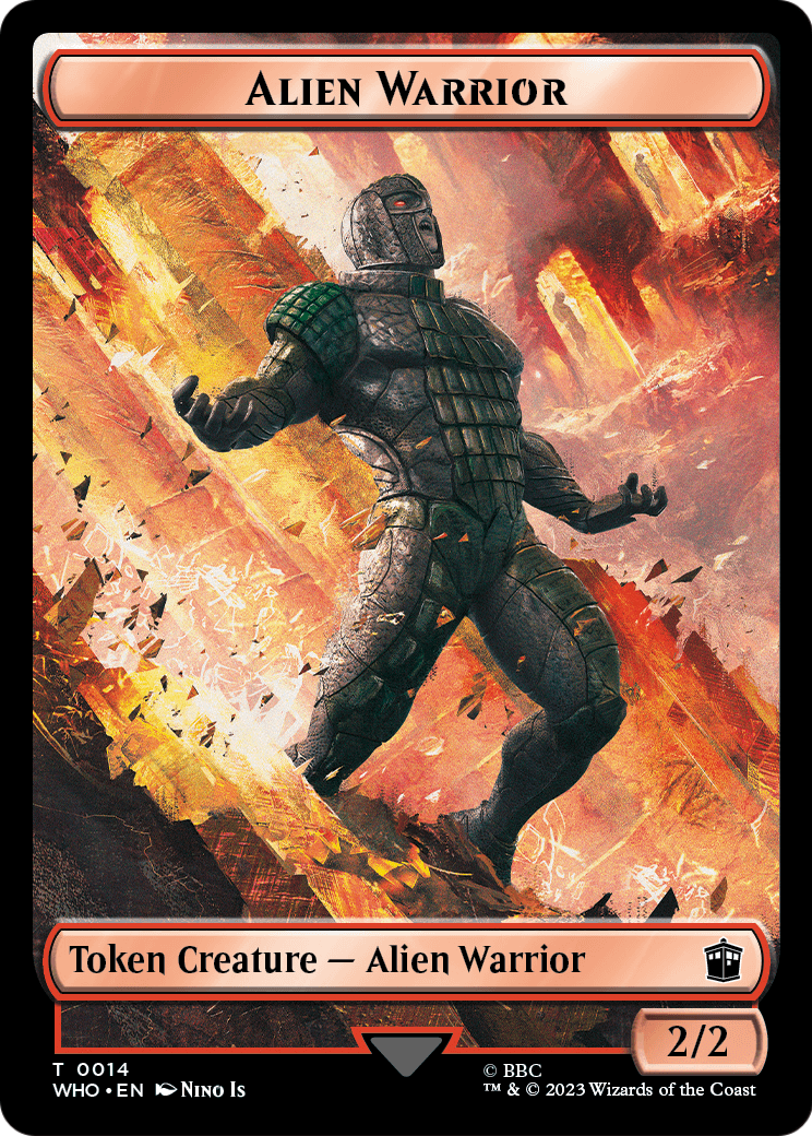 Alien Warrior  [Doctor Who Tokens]