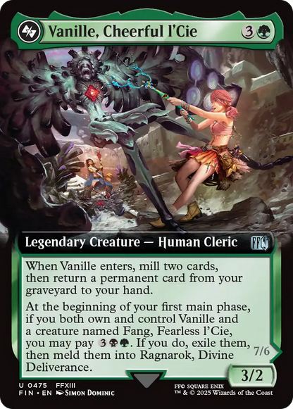 Vanille, Cheerful l'Cie // Ragnarok, Divine Deliverance (Extended Art) [FINAL FANTASY] Foil