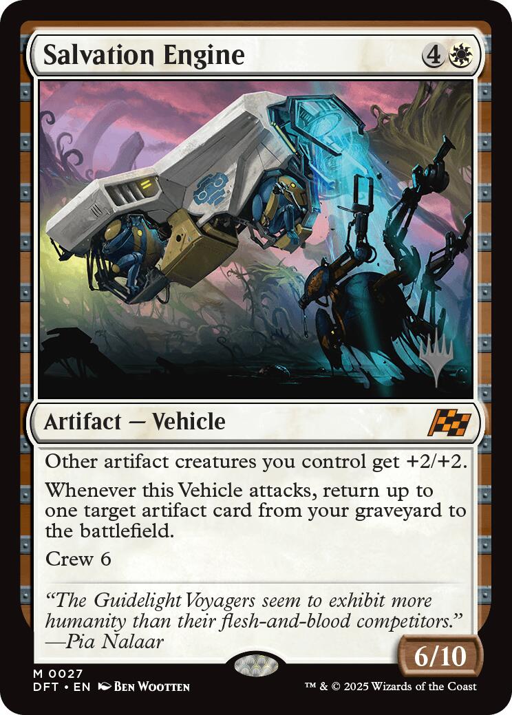 Salvation Engine (Promo Pack) [Aetherdrift Promos] Foil