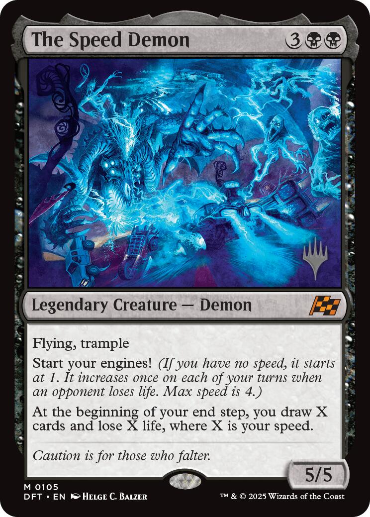 The Speed Demon (Promo Pack) [Aetherdrift Promos] Foil
