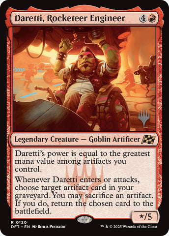 Daretti, Rocketeer Engineer [Aetherdrift Promos]