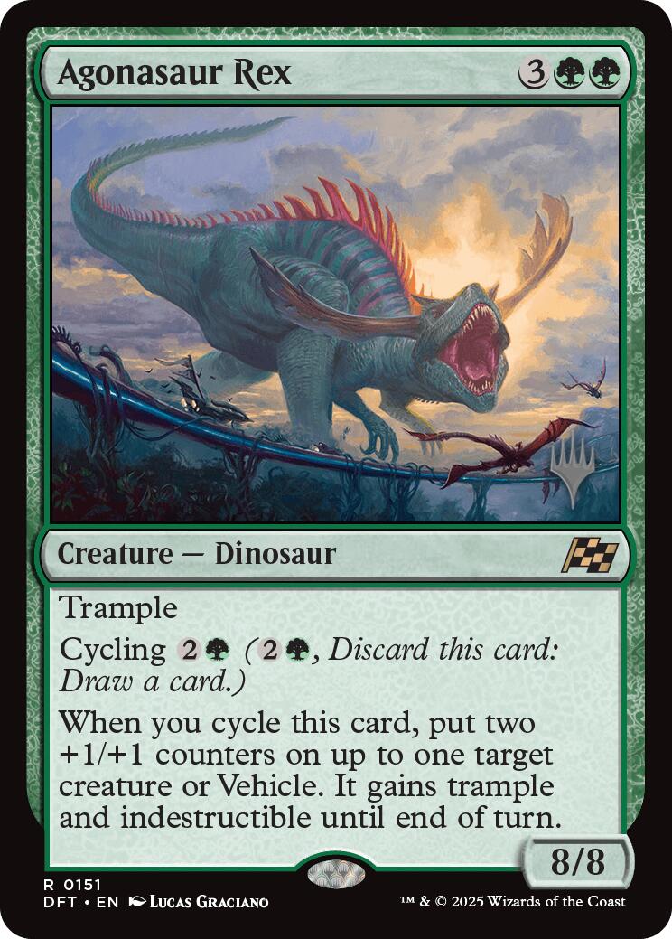 Agonasaur Rex (Promo Pack) [Aetherdrift Promos] Foil