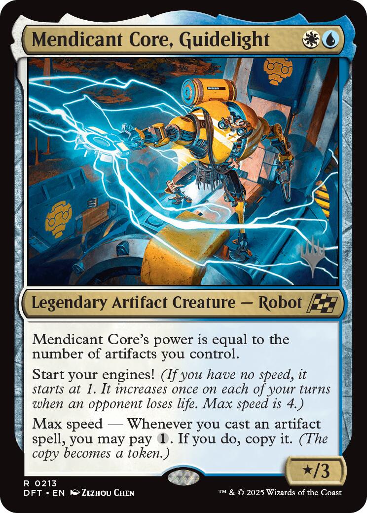 Mendicant Core, Guidelight (Promo Pack) [Aetherdrift Promos] Foil