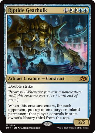 Riptide Gearhulk (Promo Pack) [Aetherdrift Promos] Foil
