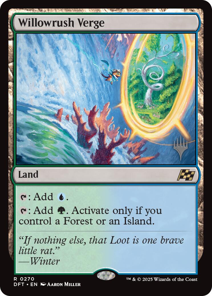Willowrush Verge (Promo Pack) [Aetherdrift Promos] Foil