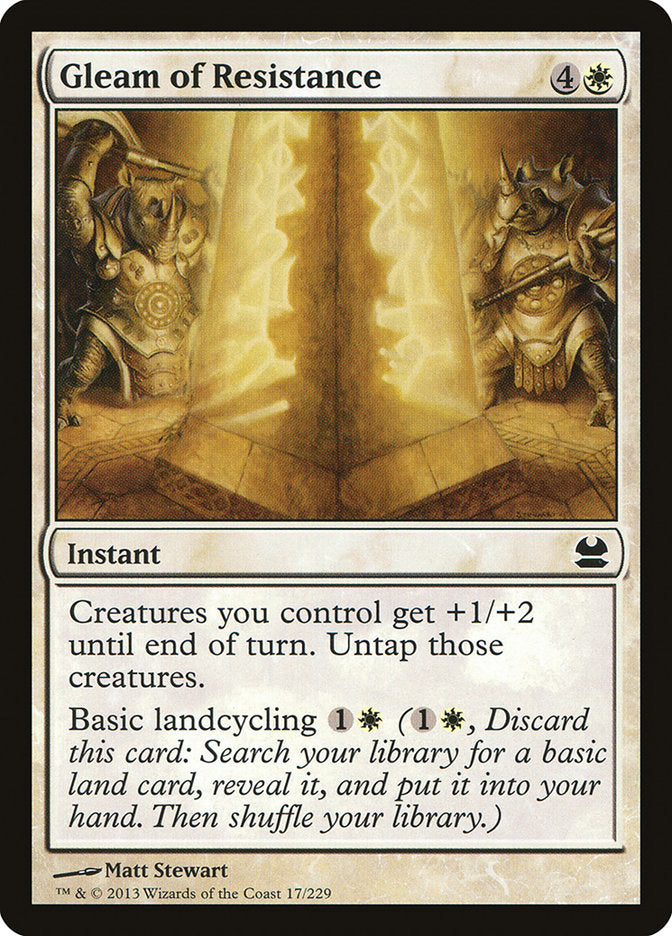 Gleam of Resistance [Modern Masters] Foil