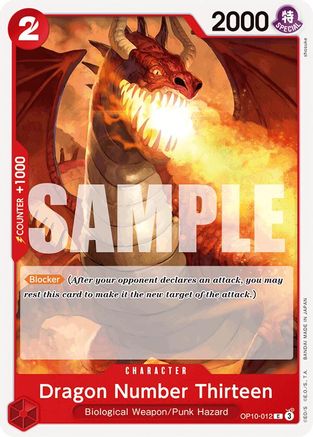 Dragon Number Thirteen (OP10-012) - [Royal Blood]