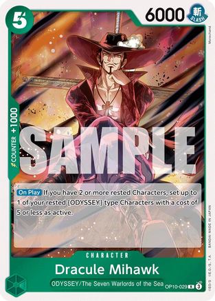 Dracule Mihawk (OP10-029) - [Royal Blood] Foil