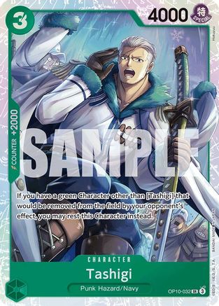 Tashigi (OP10-032) - [Royal Blood] Foil