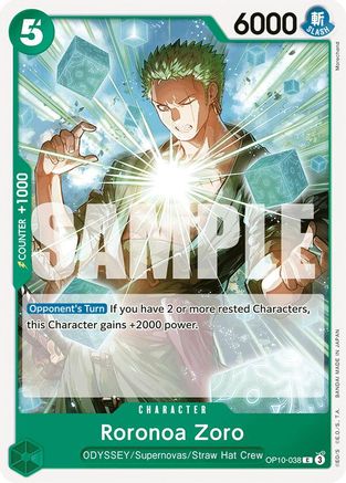 Roronoa Zoro (038) (OP10-038) - [Royal Blood]