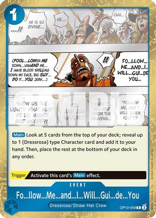 Fo...llow...Me...and...I...Will...Gui...de...You (OP10-059) - [Royal Blood] Foil