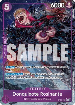 Donquixote Rosinante (Parallel) (OP10-072) - [Royal Blood] Foil