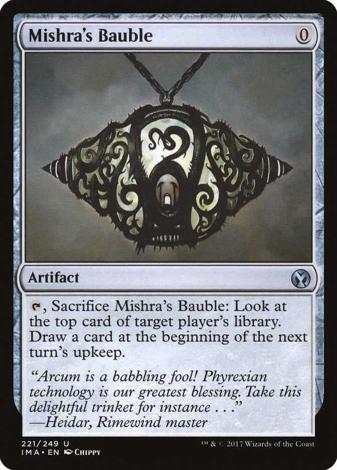 Mishra's Bauble [Iconic Masters] Foil