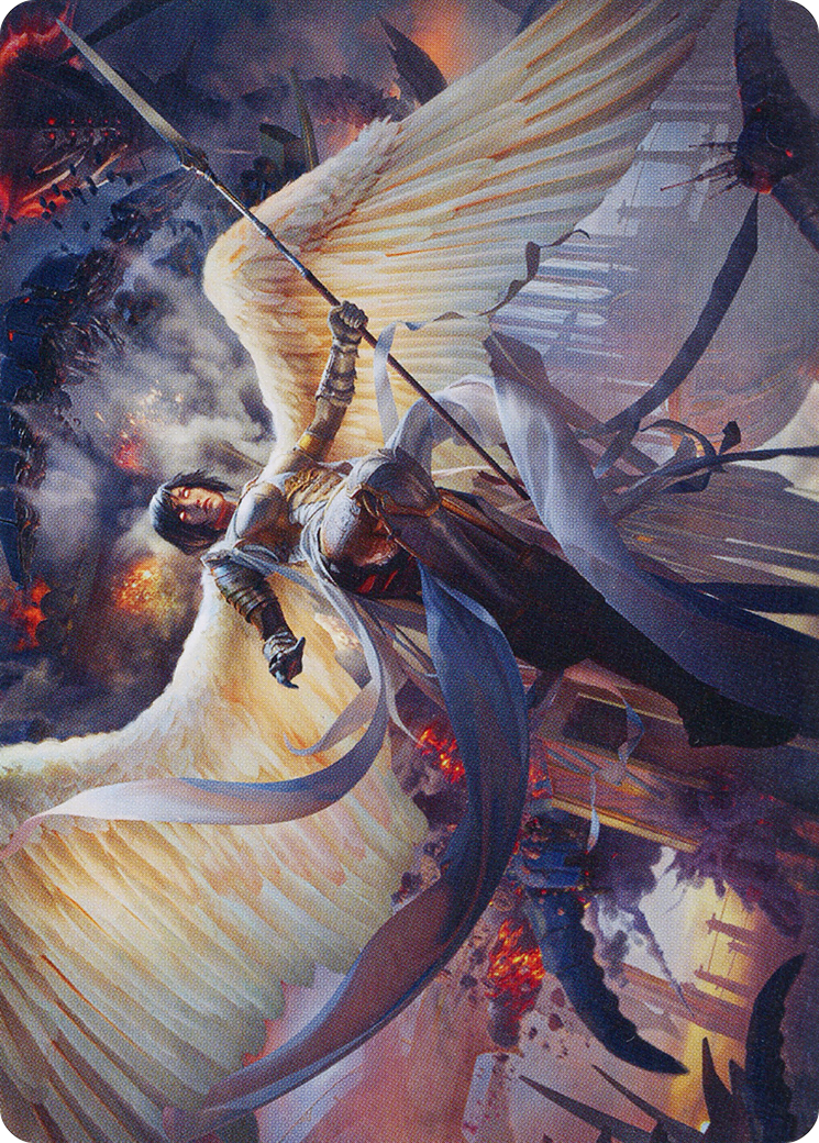 Serra Faithkeeper // Serra Faithkeeper  [March of the Machine Art Series] (Borderless)