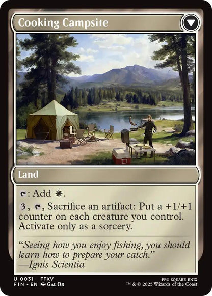 Sidequest: Catch a Fish // Cooking Campsite [FINAL FANTASY] Foil