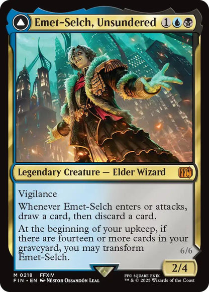 Emet-Selch, Unsundered // Hades, Sorcerer of Eld [FINAL FANTASY] Foil