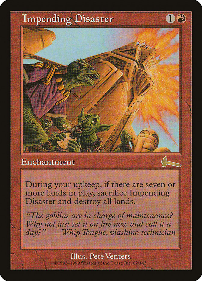 Impending Disaster [Urza's Legacy] Foil