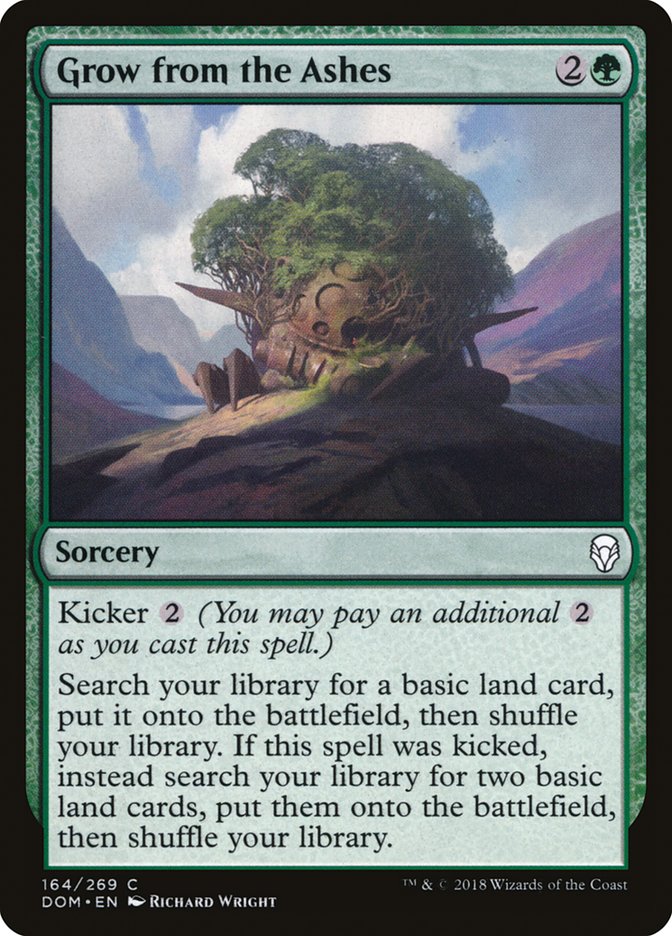 Grow from the Ashes [Dominaria] Foil